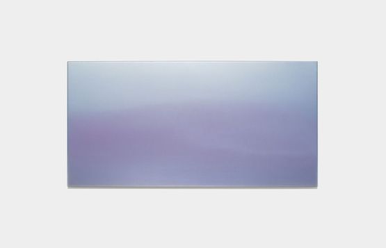 Hamon Cloud-like Pattern Sumire Violet Flower by Miya Ando contemporary artwork Painting