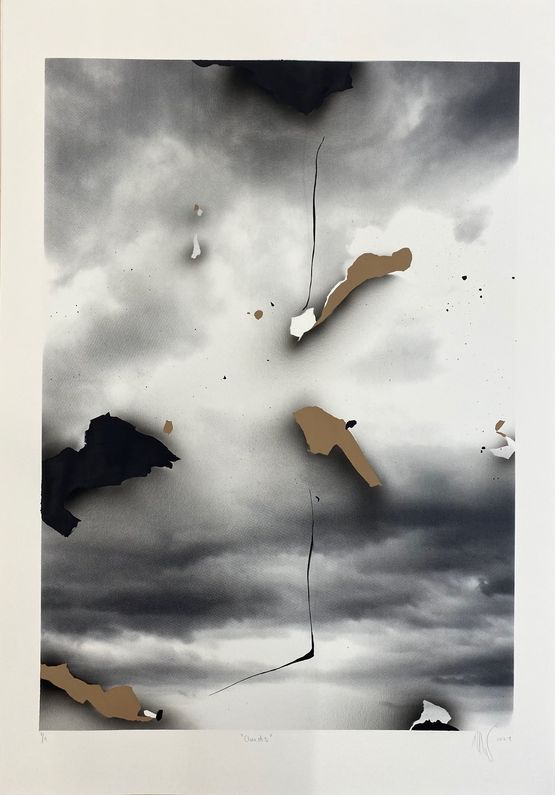 Clouds 3 by Lucia Tallova contemporary artwork Painting