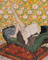Hide Self View by Lucy Liu contemporary artwork painting