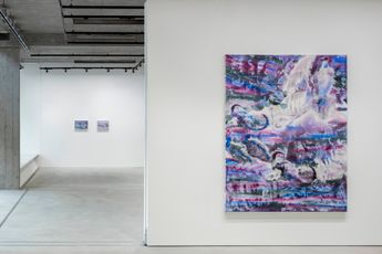 Contemporary art exhibition Rebekka Steiger Horsehair takes a long time to burn at Galerie Urs Meile Ankerstrasse Switzerland
