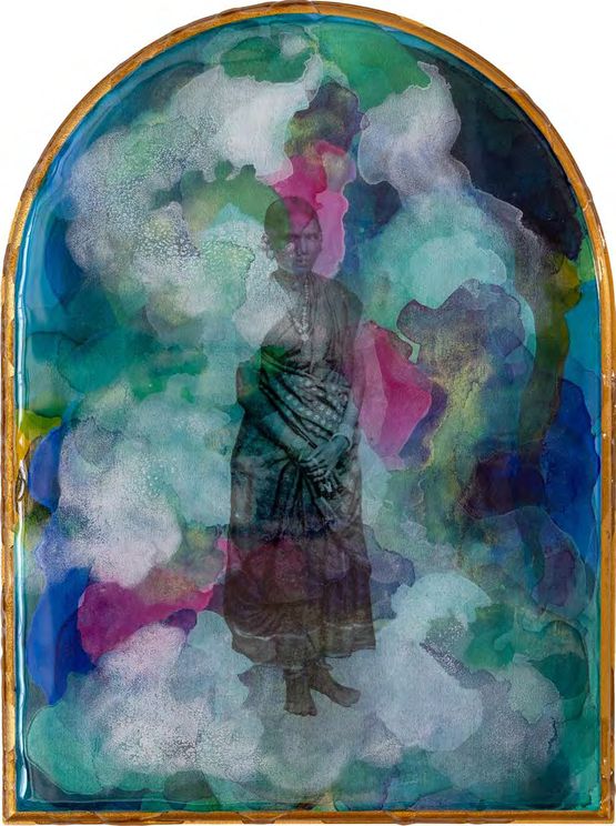 Matri - Maid by Shiraz Bayjoo contemporary artwork Painting