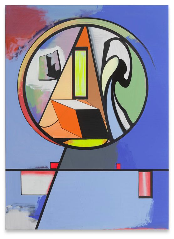 Portrait H.M. by Thomas Scheibitz contemporary artwork Painting