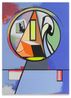 Portrait H.M. by Thomas Scheibitz contemporary artwork Painting