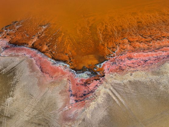 Swakopmund Salt Works 1 Swakopmund Namibia by Edward Burtynsky contemporary artwork Photography