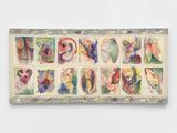 Daily Text Panel by Faith Wilding contemporary artwork painting