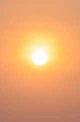 Sathorn Sunset  Sun 01 by Miti Ruangkritya contemporary artwork print