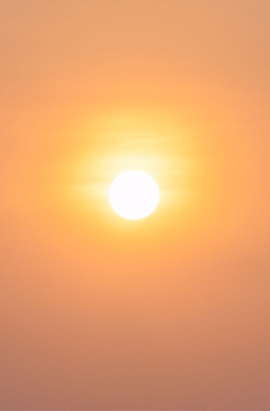 Sathorn Sunset  Sun 01 by Miti Ruangkritya contemporary artwork Print