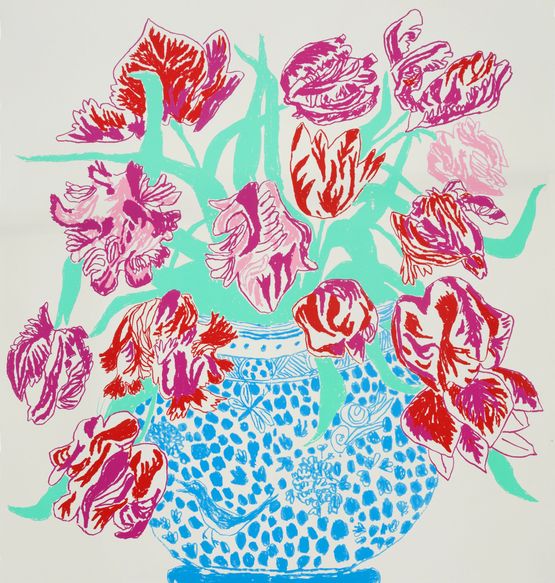 Cut Flowers by Oisin Byrne contemporary artwork Painting