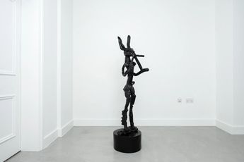 Contemporary art exhibition Barry Flanagan Follow the Hare at Baldwin Contemporary London United Kingdom