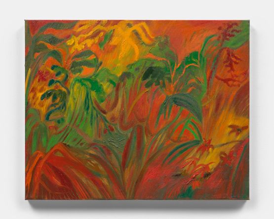 Autumn Garden by Soumya Netrabile contemporary artwork Painting