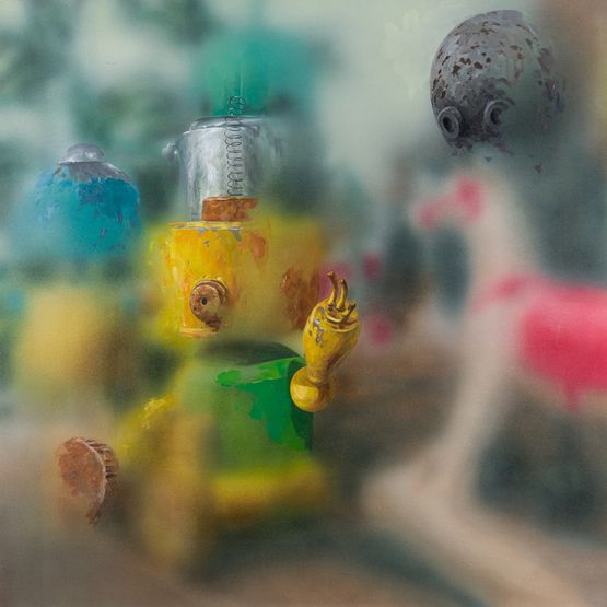 Fog5 by Kisho Kakutani contemporary artwork Painting