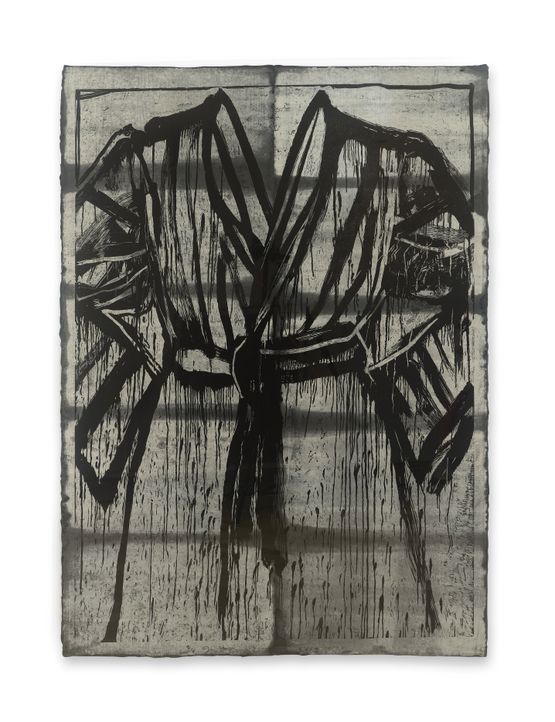 Visiting Koichi at Honmura An by Jim Dine contemporary artwork Painting