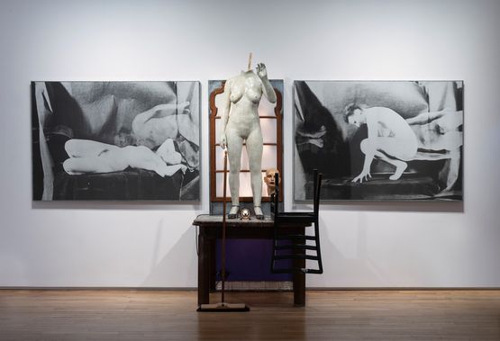The model by Edward Kienholz And Nancy Reddin Kienholz contemporary artwork Sculpture