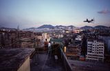Rooftop and Plane Hong Kong by Greg Girard contemporary artwork photography print