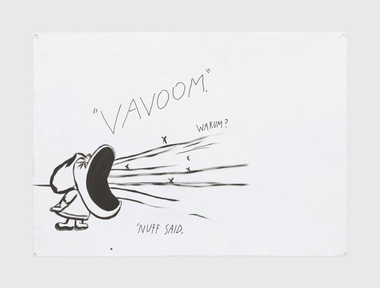 No Title Vavoom. warum nuff... by Raymond Pettibon contemporary artwork Works on Paper