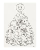 Ink from Days That Slip Away Untouched No. 05 by Uji Hahan Handoko Eko Saputro contemporary artwork works on paper