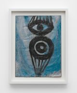 Ghost of Redon by Chris Martin contemporary artwork works on paper