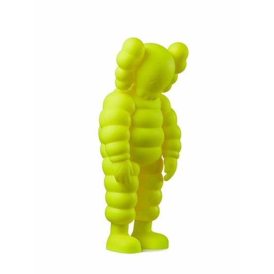 What Party yellow by KAWS contemporary artwork Painting