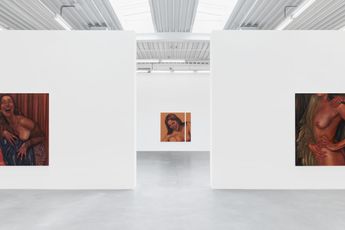 Contemporary art exhibition Chloe Wise Torn Clean at Almine Rech Brussels Belgium