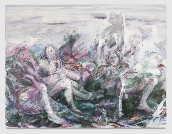 Moonglow by Kylie Manning contemporary artwork Painting