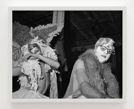 Untitled Allen Ginsberg and the Cockettes San Francisco CA by Elizabeth Sunflower contemporary artwork Print