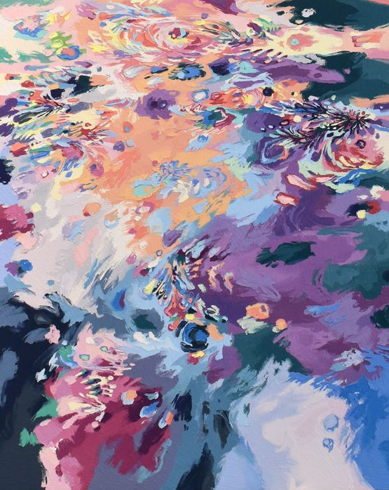 Figure-P k-h-7 by Anne Kagioka Rigoulet contemporary artwork Painting