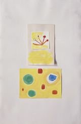 Elettricita dellessere by Nicola De Maria contemporary artwork works on paper
