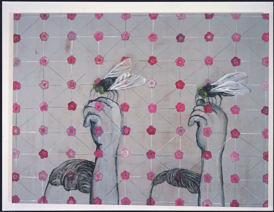The Dream Chasers by Ying Hung contemporary artwork Painting