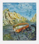 Real barrow by Ken Taylor contemporary artwork painting works on paper