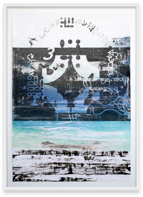 From the series La fin de limagination XI by Adrian Villar Rojas contemporary artwork Works on Paper