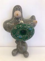 gray EGGY by Yoichiro Kawaguchi contemporary artwork sculpture