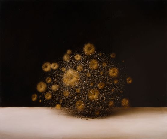 La schiusa by Enrico Minguzzi contemporary artwork Painting