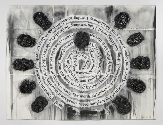 WAVES LIKE WORDS by Jaume Plensa contemporary artwork Works on Paper