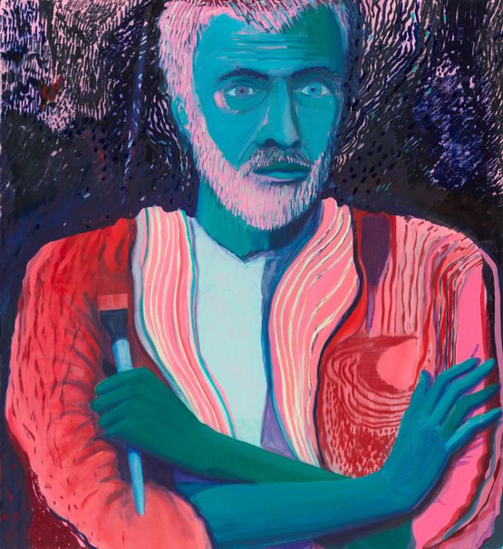 Witness by Jules De Balincourt contemporary artwork Painting