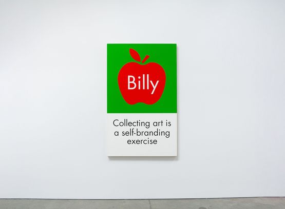 Collecting Art is a Self Branding Exercise by Billy Apple contemporary artwork Painting