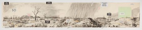 Drawing for Love Songs from the Last Century by William Kentridge contemporary artwork Works on Paper