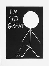 Im So Great by David Shrigley contemporary artwork print