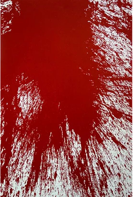 Station 1 by Hermann Nitsch contemporary artwork Painting