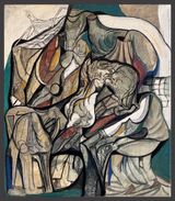 Unsettled Lives 5 by Vikrant Bhise contemporary artwork painting