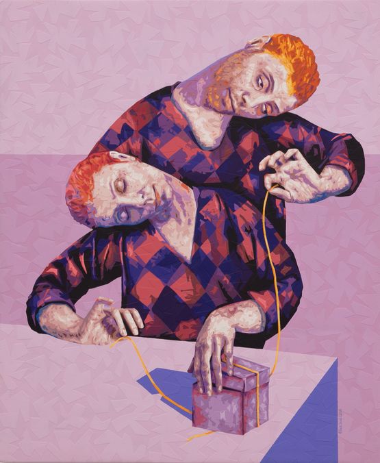 Untitled by Elias Izoli contemporary artwork Painting