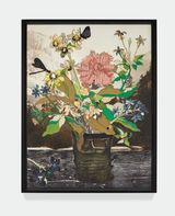 Bouquet in a Glass Vase Amsterdam by Matthew Day Jackson contemporary artwork mixed media