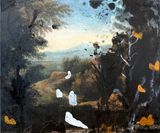 Paesaggio by Arcangelo contemporary artwork painting