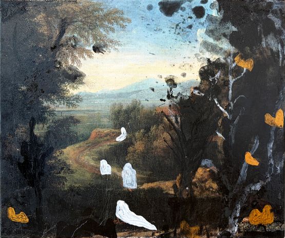 Paesaggio by Arcangelo contemporary artwork Painting