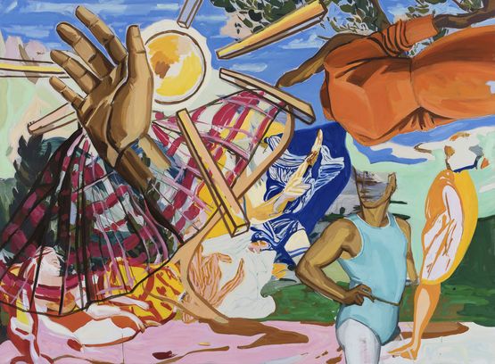 The Acrobat by New Pastoral contemporary artwork Painting