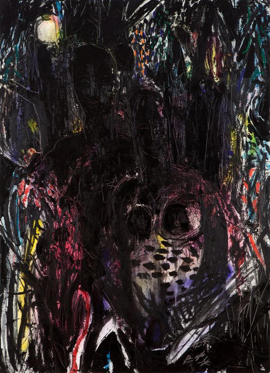 Scene No.3 by Abed Al Kadiri contemporary artwork Painting