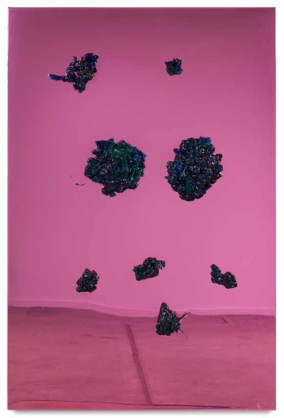 Womans Chat Line by Dale Frank contemporary artwork Painting