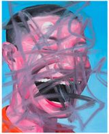 The Crowd by Yue Minjun contemporary artwork painting