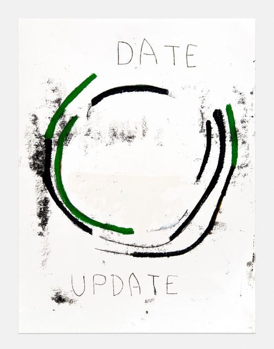 E up date by Esther Klas contemporary artwork Works on Paper