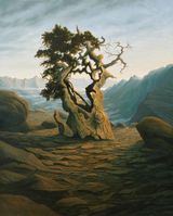 Living Fossil II by Sholto Blissett contemporary artwork painting