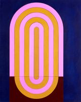 Code 20 by Lubna Chowdhary contemporary artwork painting works on paper